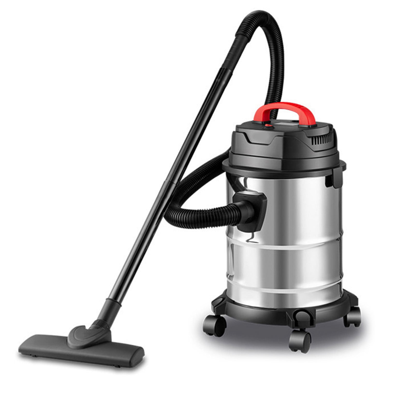 TOPTENG Wet Dry Vacuum Cleaner, 4.75 Gallon 1800W 6 HP Peak Stainless Steel Shop Vacuum Wet and Dry, with Filter and Attachments for House Garage Workshop Car