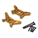 thumbnail image 3 of Kit de 2 amortiguadores de placa de choque delanteros y traseros RC, placa de choque de metal delantera y trasera Oro, 3 of 9
