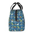 thumbnail image 2 of Lsque Dinosaur on the Beach Vacation Pattern Lunch Bag Women/Men Insulated Lunch Box,Small Leakproof Cooler Food Lunch Containers Reusable High Capacity Lunch Tote Bags, 2 of 6