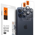 thumbnail image 1 of Protector de pantalla para lente de cámara Spigen Glastr EZ Fit para iPhone 15 Pro Max/iPhone 15 Pro Blue Titanium, paquete de 2, 1 of 8