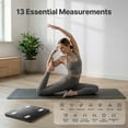 thumbnail image 3 of FITINDEX Bluetooth Body Fat Scale, Smart Wireless Digital Weight Scale, FSA HSA Eligible, Body Composition Monitor Health Analyzer with Smartphone App for Body Weight, Fat, Water, BMI, BMR, 3 of 11