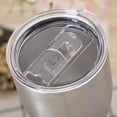 thumbnail image 4 of Wine Glass Stainless Steel Double Layer Goblet Color Large Capacity Tumbler  Wine Cup Mint Green, 4 of 8