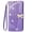 Lightpurple, variant on Allytechgroup Wallet Case for iPhone 16e/ iPhone 17e, Bling Sparkly Diamond PU Leather Phone Case with Credit Card Slot Wirst Strap Support Wireless Charging Shockproof Bumper, Pink