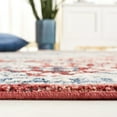 thumbnail image 4 of SAFAVIEH Rosewood Anabel Medallion Area Rug, Ivory/Red, 5'3" x 7'6", 4 of 7