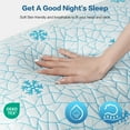 thumbnail image 6 of EMONIA Cooling Memory Foam Standard Pillows Set of 2,Adjustable Support & Heat Dissipation Tech for Side,Back,Stomach & Hot Sleepers, OEKO-TEX Certified (20"x26"), 6 of 13