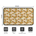 thumbnail image 5 of Beige Sunflower Cluster Pattern Door Rugs,Washable Non Slip Door Mats Indoor,Decorative Door Mats,Entry Mat Indoor for Entrance,Bedroom,Kitchen,Bathroom,30"x17", 5 of 6