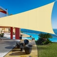 thumbnail image 2 of Jane Stone Sun Shade Sail Canopy 10'X14'X17.2'Customized Triangle Shade Cloth Canopy Tent for Outdoor UV Protection，Beige, 2 of 7