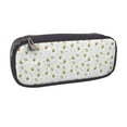 thumbnail image 2 of Lsque Bee Printed Big Capacity PU Leather Pencil Case Large Pencil Pouch Stationery Pen Bag Pencil Holder for Teen, 2 of 6