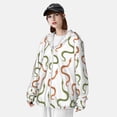 thumbnail image 5 of Fotbe Hand Drawn Snake Men's Women's UPF 50+ Sun Protection Jacket Hooded Cooling Shirt with Pockets Hiking Outdoor Performance-XX-Large, 5 of 9