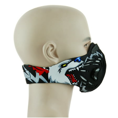 Cycling Dustproof Mask Activated Carbon Filtration Exhaust Gas Anti Pollen Allergy PM2.5 Half Face Mask