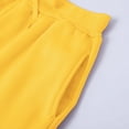 thumbnail image 6 of MSJUHEG Mens Shorts Hoodies For Men Mens Fashion Casual Color Matching Two Piece Hooded Pocket Lace Up Pullover Sweater Pants Set Lounge Sets For Women Yellow L, 6 of 8