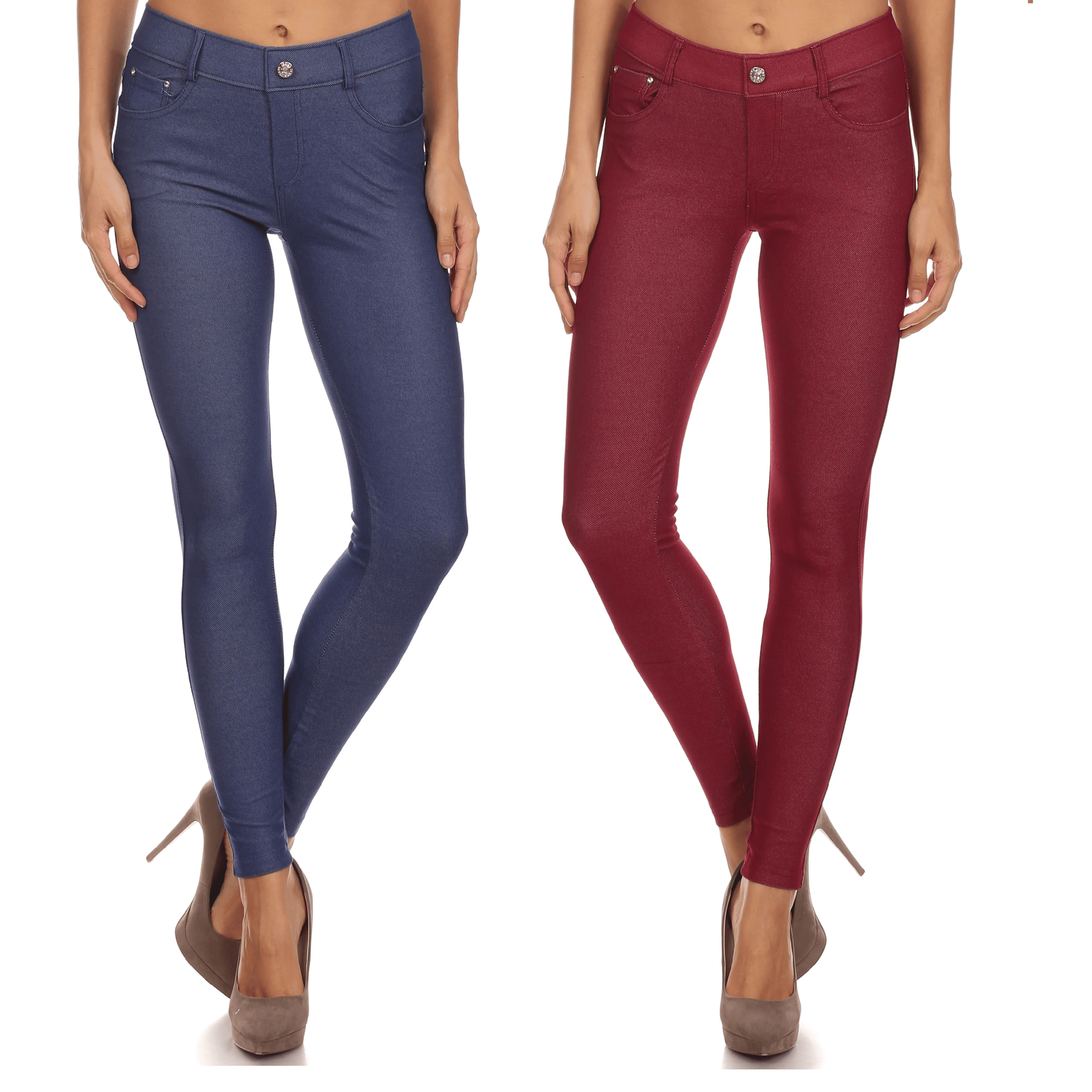 Long Jeggings for Women Skinny Stretch 