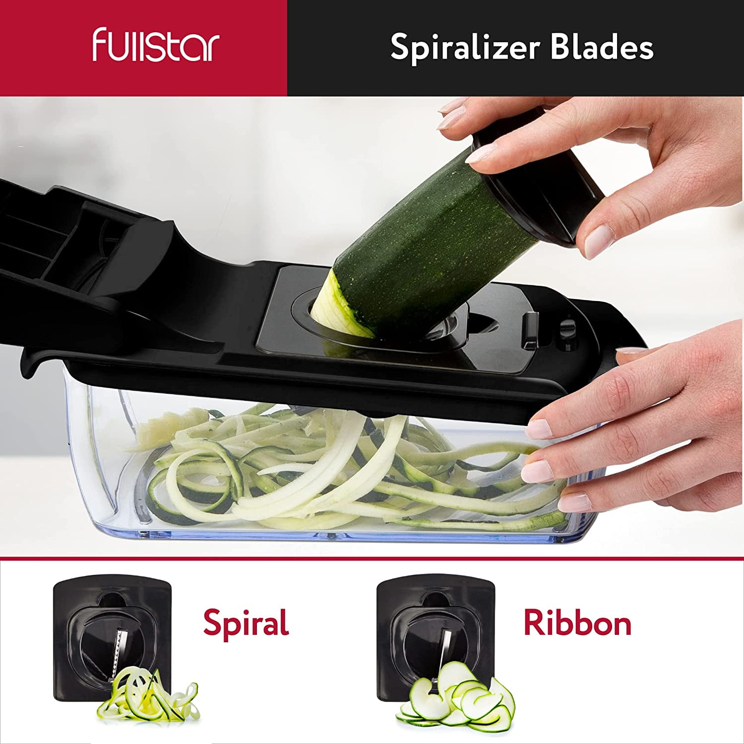 Fullstar Vegetable Chopper - Spiralizer Vegetable Slicer - Onion Chopp —  CHIMIYA