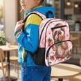 thumbnail image 2 of KUIFORTI Strawberry Animal Kids Backpack for Girls Cute Design with Adjustable Straps Breathable for Kindergarten Daily Use Back to School Gifts for Students, 2 of 7