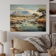 thumbnail image 2 of Designart "African Peaks National Park Majesty III" Landscapes Print on Natural Pine Wood, 2 of 5