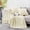 Cream White-50 x 60 Inch Blanket & 18 x 18 Inch Pillow, variant on Rust 50 x 60 Inch Blanket & 18 x 18 Inch Pillow Cable Knit Throw Set for Couch Bed Travel