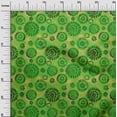 thumbnail image 2 of oneOone Polyester Lycra Green Fabric Batik Sewing Material Print Fabric By The Yard 56 Inch Wide - 7C, 2 of 4
