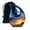 Blue Forest Urns-19, variant on MUKTIVE Nature Urns for Cremation Ashes Mother & Father - Large Blue Burial Urns for Adult Male - Orange Cross Drop Memorial Urn for Ashes for Women - Sunset Funeral Urn for Men - 10 Inch