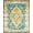 Teal Mustard, Pattern 11, variant on ODIKA 8'x10' Washable Area Rug Mid Century Vintage Oushak Geometric Hallway Teal Coastalbeach for Living Room, Under Sectional, Family , Durable, Non-Slip