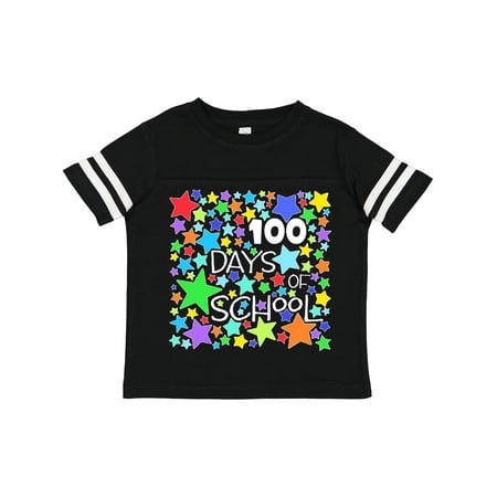 

Inktastic 100 Days of School Colorful Stars Gift Toddler Boy or Toddler Girl T-Shirt