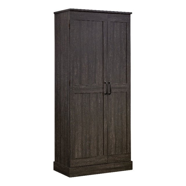 Pemberly Row Armoire de Rangement en Bois Manufacturé Finition Noyer