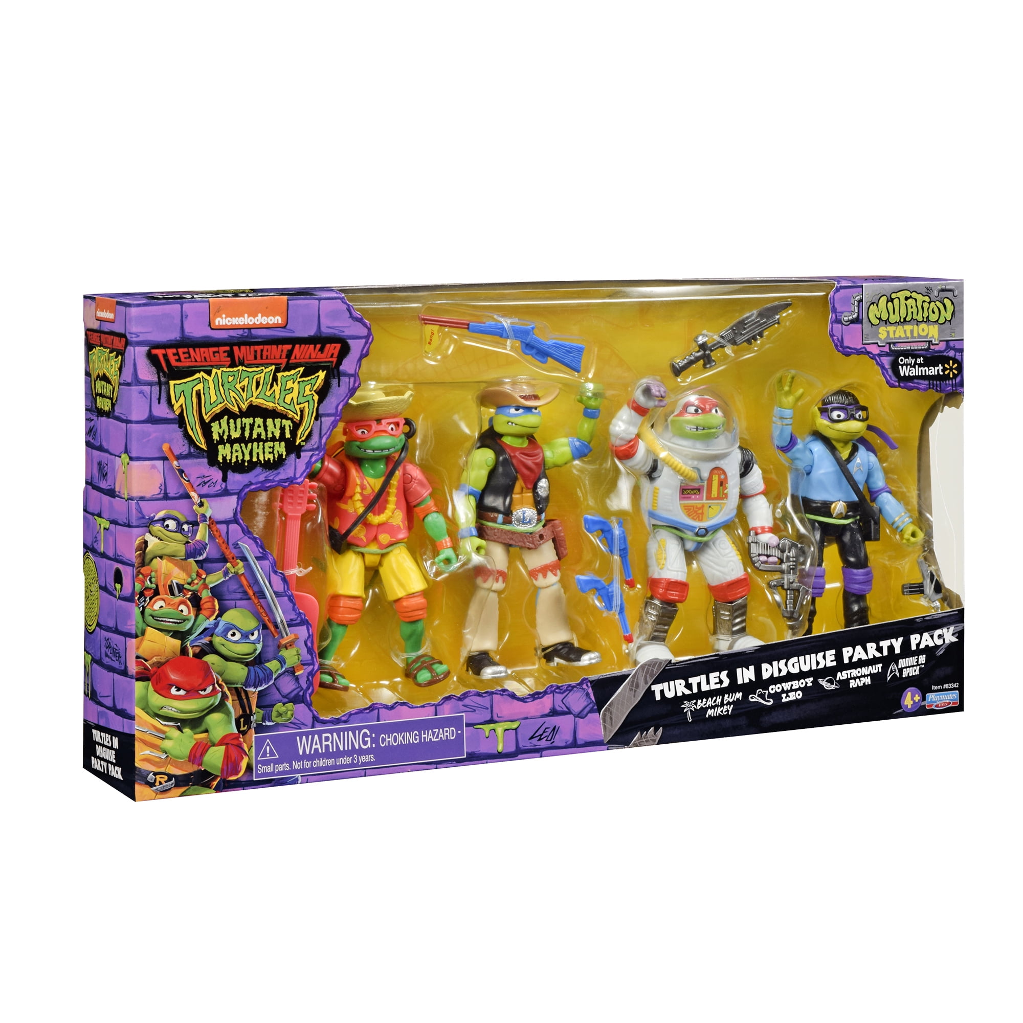  Teenage Mutant Ninja Turtles: Mutant Mayhem 4” Wingnut Basic  Action Figure by Playmates Toys : Toys & Games