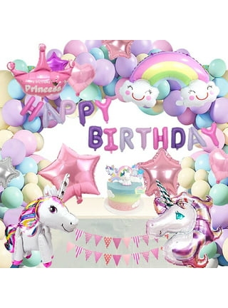 Unicorn Birthday 8-Piece Party Decorations Kit