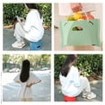 thumbnail image 4 of Lightweight Folding Camping Stool - Portable Travel Chair for Hiking, BBQ, Fishing & Library, Collapsible Footrest with Handbag Function, Ultralight Mini Stool for Backpacking, 4 of 4