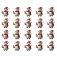 thumbnail image 1 of Muñeco Nieve para Navidad Mini Adornos Colgantes Favores Fiesta (Estilo A), 1 of 4
