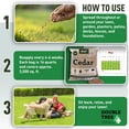 thumbnail image 5 of Double Tree Home and Garden Cedar Granules | Repels Fleas, Ticks, Ants, and Mosquitos | Rich Cedar Scent | Non Toxic | Pet Safe | 2 Bag (16 lbs), 5 of 7