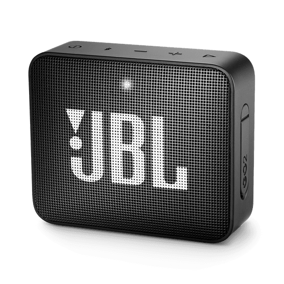 Restored JBL GO 2 Portable Bluetooth Waterproof Speaker, black, 4.3 x 4.5 x 1.5 (Refurbished)