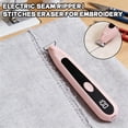 thumbnail image 4 of Electric Seam Ripper, Stitches Eraser for Embroidery, Seam Rippers Sewing Thread Eraser Embroidery Removal Tool, Professional Ripper Remover for Tailors Quilters Sewers Fiber Custom Makers Workshops, 4 of 7