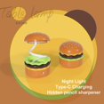 thumbnail image 3 of Multifunctional Ambient Lamp Cartoon Gift USB Table Lamp Desktop Ornament Burger Night Lights, 3 of 5