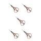 thumbnail image 2 of Tijeras de costura profesionales Kenally de acero inoxidable para sastres y costura bronce rojo Type2 NO2, 2 of 6