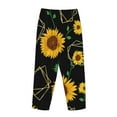 thumbnail image 4 of Kdxio Women's Comfy Stretch Flower (2)Print Drawstring Pajama Pants-XX-Large, 4 of 9