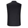 thumbnail image 6 of DDAPJ pyju Big and Tall Polos Shirts for Men Sleeveless Quarter Zip Golf Shirt Lightweight Moisture Wicking Workout Tank Tops Rebajas Hoy Liquidación Black M, 6 of 7