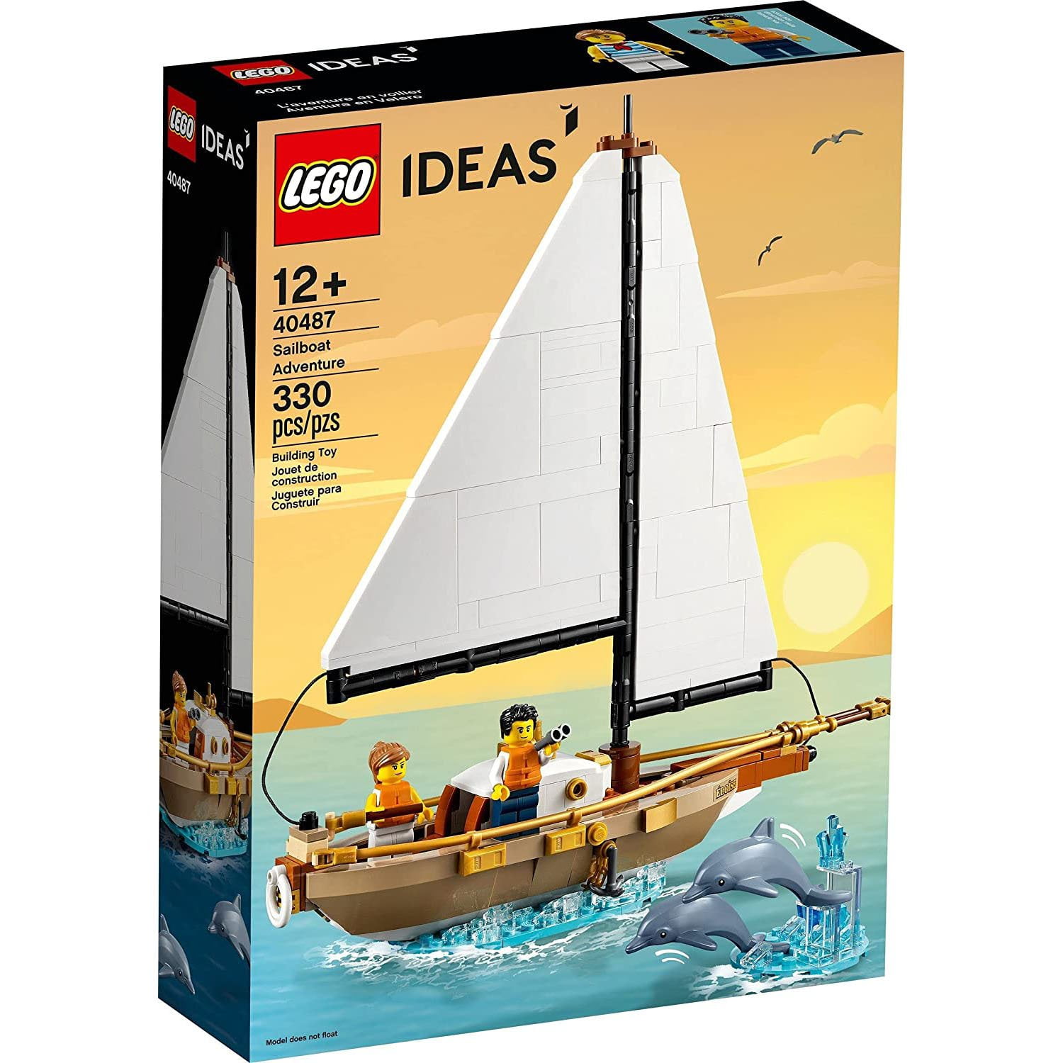 lego sailboat model
