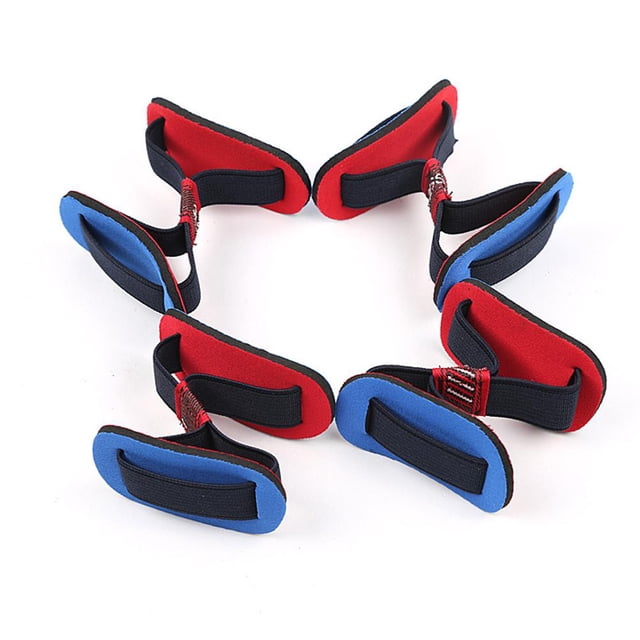 Hallux Valgus Corrector Cinturón Recuperación Entrenamiento Correa Separador de dedos (Rojo)