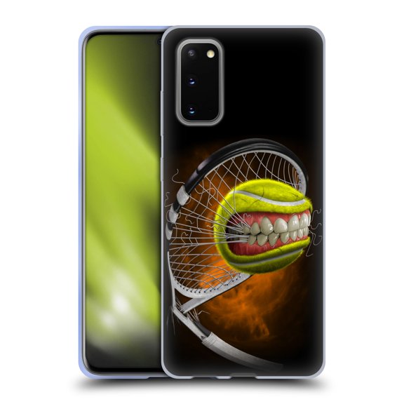 Head Case Designs Officially Licensed Tom Wood Monsters Tennis Soft Gel Case Compatible with Samsung Galaxy S20 / S20 5G