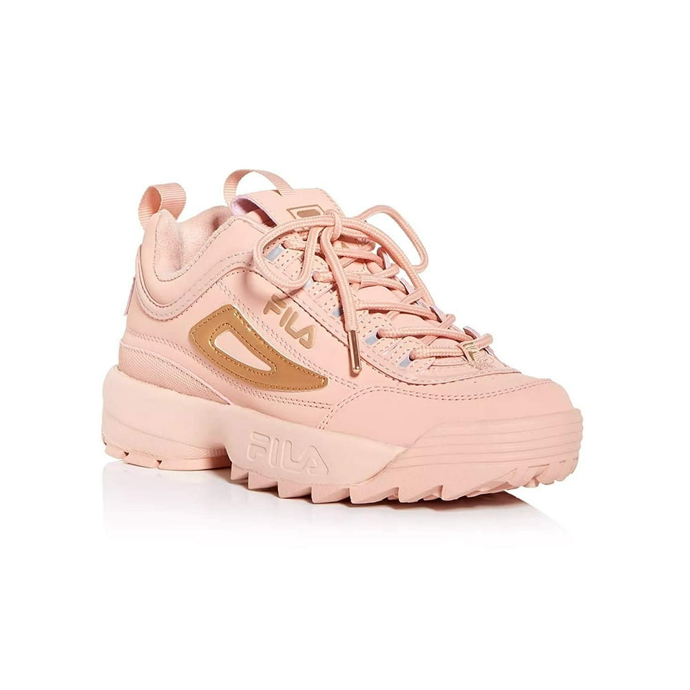 womens pink fila disruptor