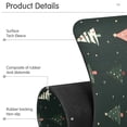 thumbnail image 4 of Yayeee Faucet Mat for Kitchen Sink 14.7" Diatomite Long Splash Guard Pad, Green Christmas Trees, 4 of 7