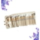 thumbnail image 3 of UPOUART 24Ud Brochas De Maquillaje Prácticas En Beige Con Mango De Madera Y Portátil, 3 of 8
