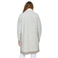 thumbnail image 3 of Women's Thick Knit Sherpa Collar Open Front Cardigan with Pockets, 3 of 3