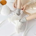 thumbnail image 5 of 6 pairs Women's Ruffle Socks Cute Ankle Socks Super Soft Breathable Cool Frilly Socks For Mary Jane Shoes, 5 of 5