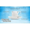 thumbnail image 3 of 10 Espresso Cups with Saucers Set, 3 oz. - Practical, Porcelain, Coffee Shops - White, 3 of 5