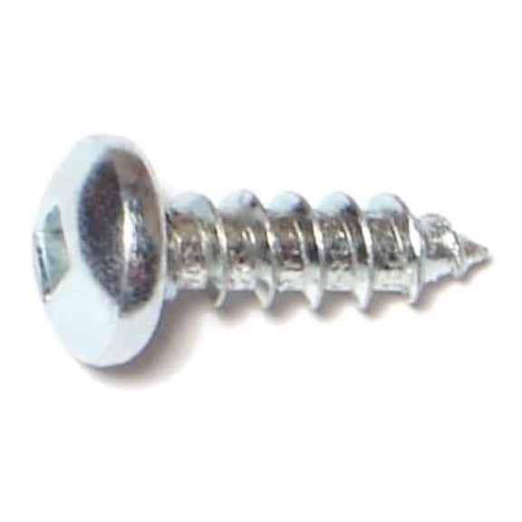 #10 x 5/8" Zinc Square Drive Pan Head Sheet Metal Screws (100 pcs.)
