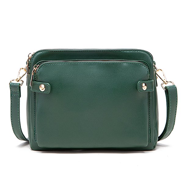 Bolso bandolera para mujer Bolso retro de moda Bolsos de hombro de viaje (Verde oscuro)