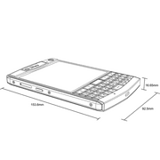 Unihertz Titan, IP67 Rugged QWERTY Keyboard Phone, Android 10, 6000 mAh Fast Charge, 128 gb ROM