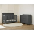 thumbnail image 3 of Storkcraft Kenton 6 Drawer Kids and Baby Double Dresser Gray, 3 of 14