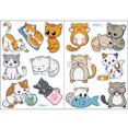 thumbnail image 3 of 5 Piezas 13 Pegatinas Mosaico Diamantes Hechas A Mano para Y Principiantes (gato Dibujos Animados # 12), 3 of 6